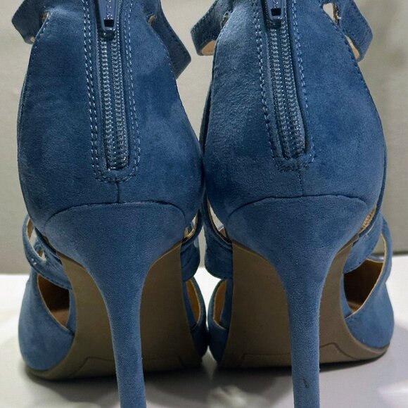 LC Lauren Conrad Blue Strappy Heels - Picture 6 of 13